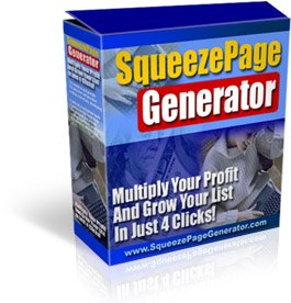 squeeze page generator - cover